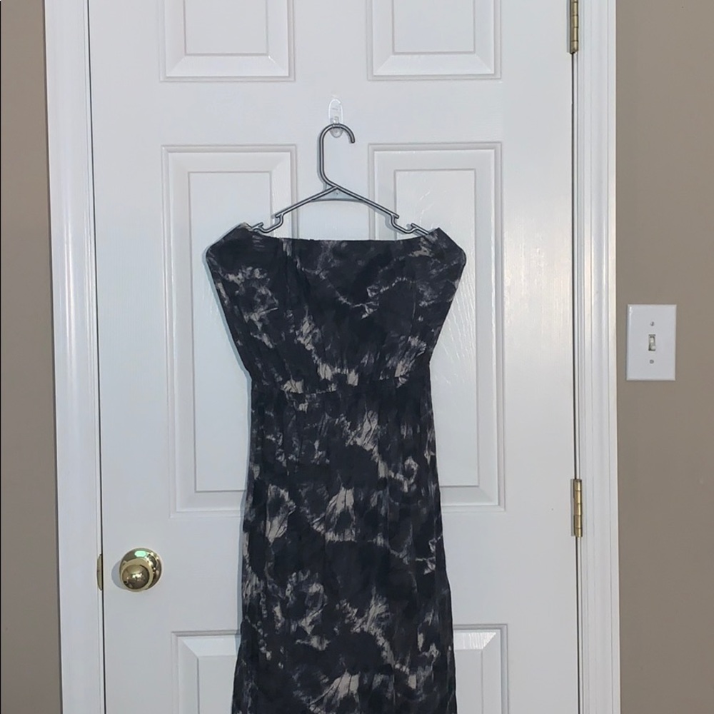 Express strapless maxi dress